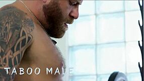 Muscular Riley Mitchell fucks tattooed Archer Croft's ass hard