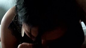 Amateur Sucks Cock and Licks Balls