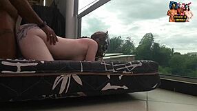 Lorrany Exotica Moans Loudly as Big Black Cock Pounds Her Ass Hard