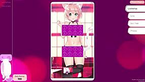 Detailed Hentai Mosaique Neko Waifus Featuring Cat Girls in Explicit Anime Scenes