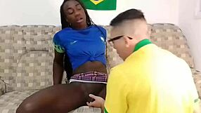 sitting comfortably with uncle's friend maik