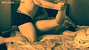 Wife Whore Cheats on Husband with Lover in Spycam Face Sitting