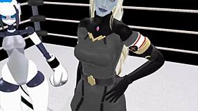 Wanna get the most sensual fun? Get naughty with a sexbot with the boxing moves