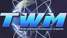 Chubby blonde contrasts with older cock