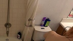 damn, annie archer getting soaked in steamy shower action!