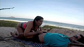 Sumaya Ganesha Performs Intense Oral On The Beach