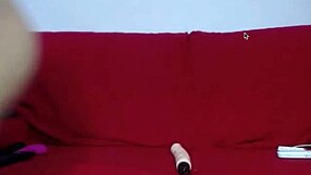 She explores her pussy with toys