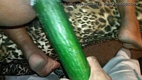 Curly-haired girl bent over for doggystyle with toe play