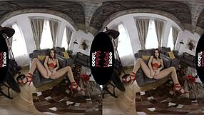 Virtual taboo with red hot chili action