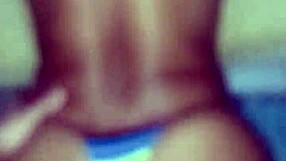 Beautiful Brunette Cheats in Thong Lingerie