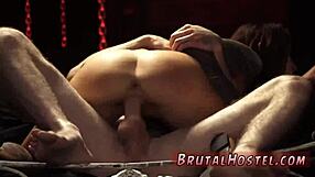 In this rough compilation, youthful teens ride intensely while bound in anal domination scenes.