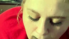 The young step sister with a phat ass sucked his dick to keep her car crash a secret