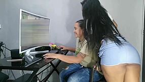 Horny Latina Puts Huge Ass in Face for Licking