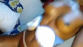 shaved pussy gets creampie after fingering