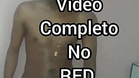 puto carioca feels orgasmic release during whatsapp video call