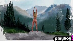 सेक्सी ब्लॉन्ड मिल्फ ऐना कटरीना अपनी नैचुरल बड़ी गैंड बॉडी दिखाने के लिए स्ट्रिप करती है। धीमी टीज़ के बाद कर्व्स चमकती हैं!