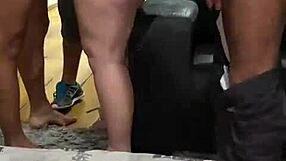 Does Bella want to swallow cum after this Brazilian gangbang with friends?