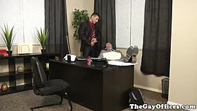 Muscular Office Hunk Assfucking His Boss Hard In Uniform