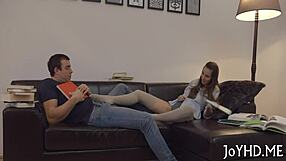 Legal Age Teen Chick Gets Intense Blowjob Insertions in Her Tight Pussy