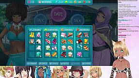 vtuber lewdneko plays huniepop 2 double date part 3