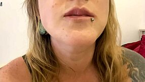 Tall femdom forces huge swallow of gummy bears in vore fetish