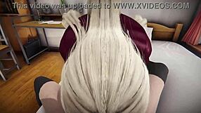 Intense Emotions in Artoria Futa's Blowjob and Doggystyle