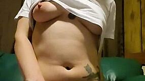 i fuck my pussy with dildo in ripped leggings