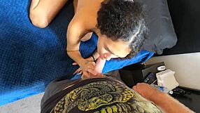 angel lover gives daddy intense pov blowjob