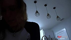 Naughta J Moon Takes Fuck Machine At Fetish Party!