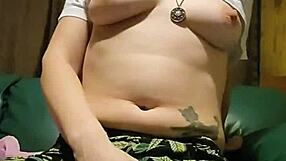 i fuck my pussy with dildo in ripped leggings