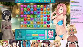 vtuber lewdneko plays huniepop 2 double date part 3