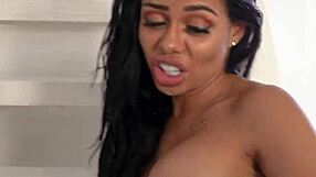 Latina milf babe surprises mister steve with intense blowjob and oral pleasure