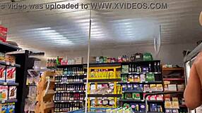 Monika Fox Naked In Grocery Store!