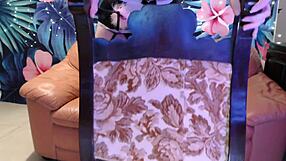 Hey, check out this fun maid striptease routine.