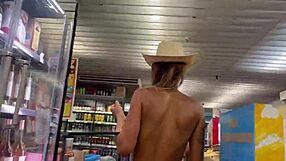 Monika Fox Naked In Grocery Store!