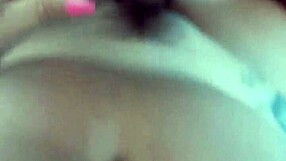 morning cumshot in outdoor tent during masturbation session