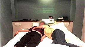 Young Japanese Couple Enjoys Blowjob And Pussy Sex In Love Hotel