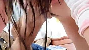 Latina teen bounces natural tits after training session fuck