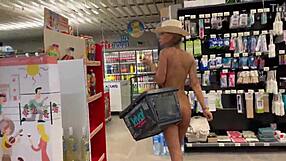 Monika Fox Naked In Grocery Store!
