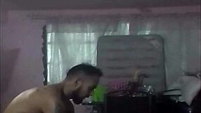 Sexual submission of Mexican Wife as her Lover puts her over his knee and spanks her