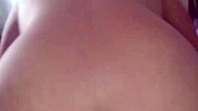 Brunette gets fucked hard to metal music by monster cock