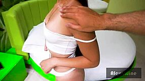 i watch cute shy girl moan as big cock fucks her hard