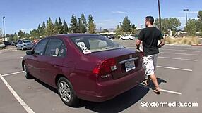 18-year-old petite girl gets her hairless pussy fucked