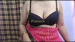 Bold Pranavi Takes Dirty Cumshot in Telugu Audio