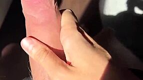 Sex after gym leads to creampie in public