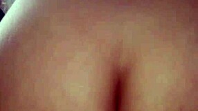 Brunette gets fucked hard to metal music by monster cock