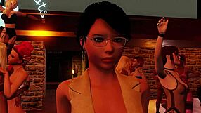 Blonde Lesbians Engage in Consensual Orgy