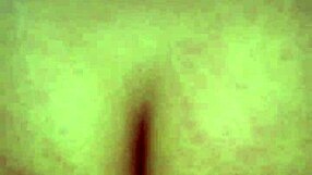 Brunette gets fucked hard to metal music by monster cock