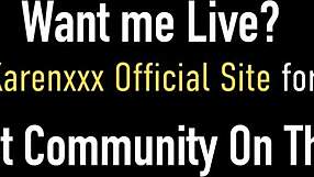 gorgeous blonde karen fisher orgasms with dildo