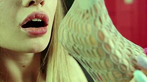 Playboy beauty Kira Loster decides to fulfill her foot fetish fantasy
